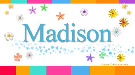 Madison – Nombres de Mujer